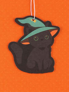 Air Fresheners: Air Freshener Cat Witch