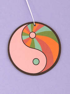 Air Freshener Colourful Yin Yang