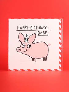 Card - Happy Birthday Babe