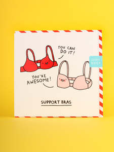 Greeting Cards: Card - Support Bras