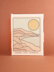 Greeting Cards: Card - Gather Coastline