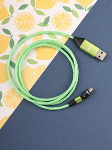 Flashing Magnetic Cable Micro USB 1m