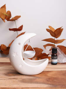 Crescent Moon Hanging Oil Burner