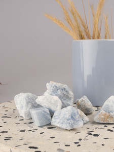 Rough Blue Calcite Pieces