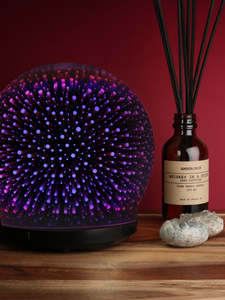 Wellness: Aroma Diffuser 3D LED Mirror Ball 250ml