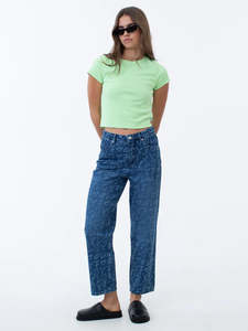 Tagged Shelby Long - Hemp Denim Wide Leg Jean