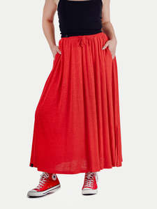 Organic Hemp Bamboo Maxi Skirt