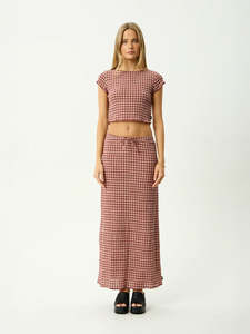 Capricorn - Hemp Seersucker Maxi Skirt