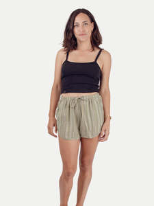 Cotton Stripe Shorts