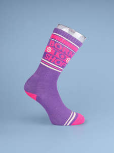 Womens Socks: Gym Socks Ribbed - BORN TO SHOP