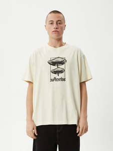 Mens T Shirts: Cloudy - Recycled Boxy Fit Tee
