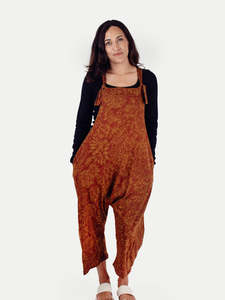 Cotton Jersey Overalls