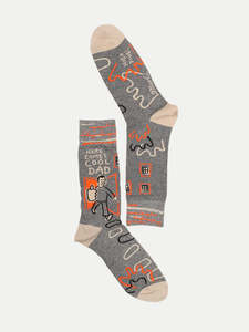 Mens Socks - Here Comes Cool Dad
