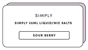Brand Simply: Simply Sour Berry 30mL Nic Salts