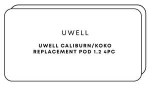 Brand Uwell: Uwell Caliburn/Koko Replacement Pod 1.2 4pc