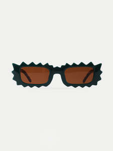 Brand Cosmic Men: Unisex Zigzag Rectangle Sunglasses