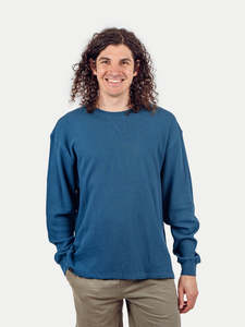 Unisex Organic Hemp Waffle L/S Tee