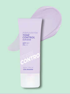 I'M MEME PURPLE COTTON TONE CONTROL SUN BASE