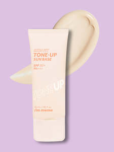 Sunscreen: I'M MEME SKIN FIT TONE-UP SUN BASE SPF50+ PA++++