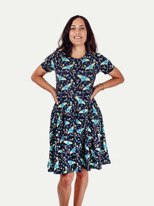 Milk Silk: Festival Short Sleeve Dress