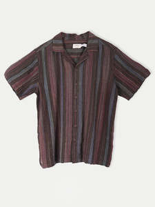 Cotton Homespun Camp Shirt