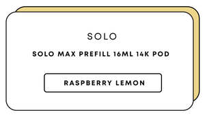 Solo Prefilled Pods: Solo Max Prefill 16mL 14k Pod
