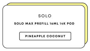 Solo Max Prefill 16mL 14k Pod