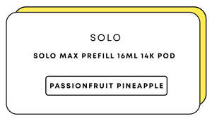 Solo Max Prefill 16mL 14k Pod