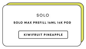 Solo Max Prefill 16mL 14k Pod