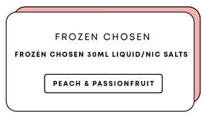 Frozen Chosen Nic Salts: Frozen Chosen 30mL Nic Salts