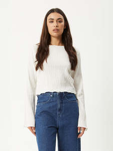 Focus - Hemp Seersucker Long Sleeve Top