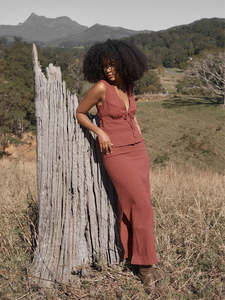 Kali - Hemp Maxi Skirt