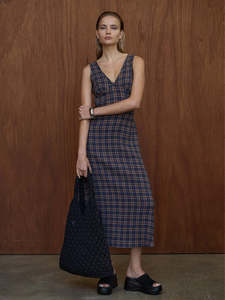 Tully - Seersucker Maxi Dress