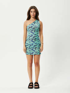 Liquid - Recycled Sheer One Shoulder Dress
