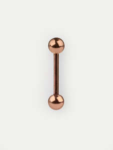 Titanium Plated Barbell 14G