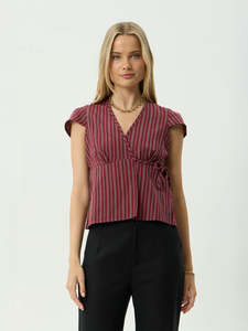 Ledger - Recycled Wrap Top