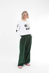 Pants: Corduroy Pants - Emerald Green - Pre Order