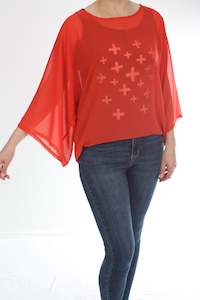 Kya Top: Kya top - Tangerine