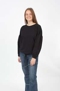 Mila Sweater: Mila Sweater - Black - Pre Order
