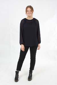 Eva Top: Eva Top - Navy - Pre Order
