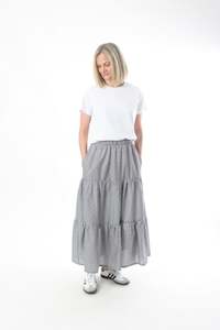 Rosie Skirts: Rosie Skirt - Navy Print