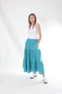 Rosie Skirts: Rosie Skirt - Teal