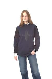 Avery Hoodie: Avery Hoodie - Navy and Black - Pre-Order