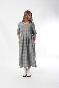 Rosie Dress: Rosie Dress - Black Check