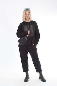 Oversized Sweater: Oversized Sweater - Black - Pre Order