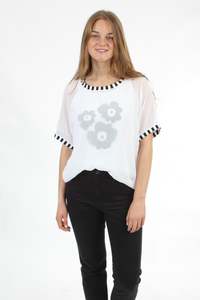 Zoe Dress: Zoey Top - White - Pre-Order