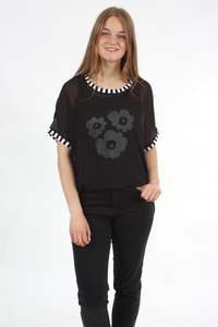 Zoey Top - Black - Pre-Order