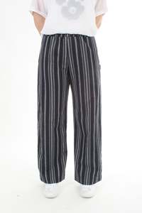 Lexi Pants - Navy Stripe - Pre Order