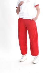 Jayne Pants: Jayne Pants - Red Corduroy - Pre Order