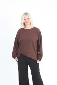 Mia Sweater: Mia Sweater - Chocolate